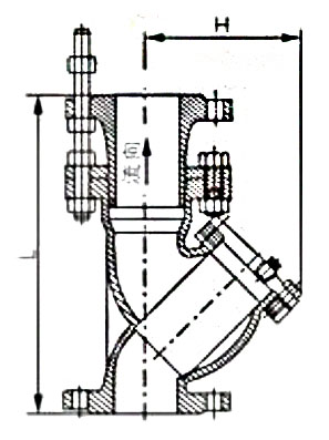 Y型拉桿伸縮過(guò)濾器結(jié)構(gòu)尺寸