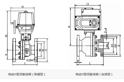 ZDRO電動(dòng)O型切斷球閥結(jié)構(gòu)圖 ZDRO電動(dòng)O型切斷球閥結(jié)構(gòu)圖